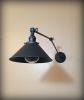 Swinging Adjustable Wall Light - Industrial Wall Sconce | Sconces by Retro Steam Works. Item composed of metal compatible with industrial style