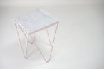 Avior - Carrara marble side table | Tables by DFdesignLab - Nicola Di Froscia. Item made of steel with marble works with minimalism & contemporary style