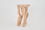 Solid Wood Sculptural Side Table, Original Contemporary Design | Tables by Logniture
