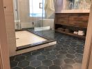 Model #1040 - Custom Single Sink Vanity With Make Up Area | Countertop in Furniture by Limitless Woodworking. Item made of maple wood compatible with mid century modern and contemporary style