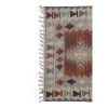 Handwoven Pastel Vintage Turkish Kayseri Kilim Rug | Area Rug in Rugs by Vintage Pillows Store. Item composed of cotton and fiber