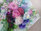 Bridal bouquet painting from photo, Floral oil paintings | Oil And Acrylic Painting in Paintings by Natart. Item made of canvas with synthetic