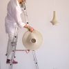 Wahad Crochet Pendant Lamp - Medium | Pendants by Hamimi