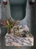 Calacatta Viola Marble Sink: Ribbed, Hand Carved, Wall Mount | Water Fixtures by AEGEAN MARBLE ARTISAN ATELIER