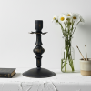 Corolla Candlestick | Handcrafted Metal Flower Design Candle | Candle Holder in Decorative Objects by Edecra