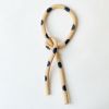 Clay Object 45- Black Polka Dots Circle Bow | Sculptures by OBJECT-MATTER / O-M ceramics