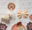 Amba Titik, Petal | Fabric in Linens & Bedding by Philomela Textiles & Wallpaper. Item composed of linen