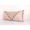Queen Boho Woven Bedding White Herki Kilim Pillow Cover, Ove | Cushion in Pillows by Vintage Pillows Store