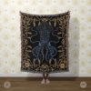 AEON Bioluminescent Squid w/ Sargassum Seaweed Blanket | Linens & Bedding by Sean Martorana. Item made of cotton