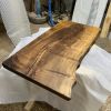 Custom Black Walnut Office Desk | Tables by Ironscustomwood. Item made of walnut