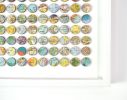 One Hundred World Map Dots Collage V1 | Paintings by Amelia Coward