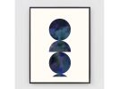 Abstract Minimal Watercolor Print with Geometric Shapes | Prints by Capricorn Press. Item composed of paper in boho or minimalism style