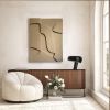 Minimalist Wall Art - Abstract Monochrome Sculpture - Plaster Painting - Textured Monochrome 3D Relief - Unique Housewarming Gift | Wall Sculpture in Wall Hangings by Vaiva Art Atelier