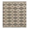Handwoven Floral Pattern Needlepoint Kids Kilim Rug | Small Rug in Rugs by Vintage Pillows Store. Item composed of wool and fiber
