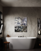 Aqua High Wave Wall Décor Silver | Decorative Objects by PlusObject