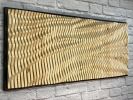 "CREAM" Parametric Wood Wall Art Decor / 100% Solid Wood | Wall Sculpture in Wall Hangings by ArtMillWork Design. Item made of wood