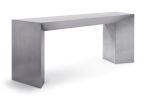 Naples Console Table Stainless Steel | Tables by Greg Sheres. Item made of steel
