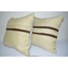 18" X 18" Hemp Pillow Cover | Sham in Linens & Bedding by Vintage Pillows Store. Item made of cotton & fiber