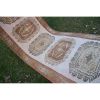 Vintage Turkish Oushak Hand-Knotted Runner With Neutral | Area Rug in Rugs by Vintage Pillows Store. Item composed of cotton