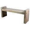Haussmann® Teak Block Bench 48 x 12 x 19 inch High KD | Benches & Ottomans by Haussmann®