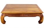 Haussmann® Teak Thai Opium Table 32 x 47 x 16 inch High Oak | Coffee Table in Tables by Haussmann®