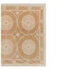 Vintage Neutral Tan Central Asian Suzani Textile, Embroidere | Tablecloth in Linens & Bedding by Vintage Pillows Store