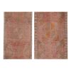 Vintage Faded Turkish Oushak Rug - Set of Two | Area Rug in Rugs by Vintage Pillows Store. Item made of cotton & fiber