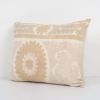 Suzani Lumbar Cushion Cover, Tribal House Decor- Embroidery | Pillows by Vintage Pillows Store