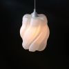 Wavy 3D Printed Pendant Light: Modern Hanging Lamp | Lamps by Spacecraft Furnishing