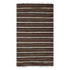 1970s Vintage Goat Hair Turkish Kilim Blanket Rug | Area Rug in Rugs by Vintage Pillows Store. Item composed of fabric and fiber