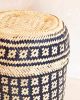 Extra Small Oaxacan Woven Basket - Midnight | Storage Basket in Storage by MINNA