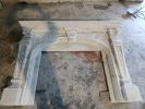 Handmade Calacatta Gold Marble Fireplace Surround – French Style Mantel, Customizable | Fireplaces by AEGEAN MARBLE ARTISAN ATELIER
