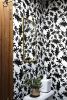 Old Oak Black and White Wallpaper | Wall Treatments by Stevie Howell. Item made of paper