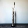 Rustic Driftwood Art Sculpture "Split Greys' | Sculptures by Sculptured By Nature  By John Walker. Item made of wood works with minimalism style