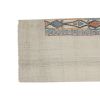 Vintage White Wool Turkish Kilim Runner Rug - Hemp Stair Rug | Rugs by Vintage Pillows Store. Item made of wool & fiber