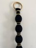 Black Gold Macrame Wall Hanging, Luxury Tassel Wall Decor, Boho Wall Art, Modern Home Tapestry, Large Decorative Tassel | Wall Hangings by İnanç Yılmaz