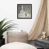 Framed Paper Print - Crystal Memory - Monochrome Still Life | Work by Eman's Gallery
