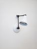 Black & White Adjustable Wall Light - Articulated Industrial | Sconces by Retro Steam Works. Item made of metal compatible with mid century modern and industrial style