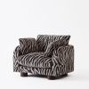 Miles Armchair Zebra | Work by District Loom