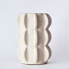 Arcissimo Vase White Medium | Work by District Loom