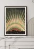 Art Deco Gallery Wall Set, Aurora Borealis | Prints by Capricorn Press. Item made of paper works with boho & contemporary style