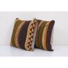 16" x 16" Sofa Kilim Square Pillow Cover | Cushion in Pillows by Vintage Pillows Store. Item made of wool