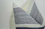 hmong pillow cover // striped woven cushion // hemp pillow | Pillows by velvet + linen