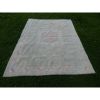 Distressed Oversize Turkish Kars Oushak Rug - 6'10'' x 8'9'' | Area Rug in Rugs by Vintage Pillows Store. Item composed of cotton