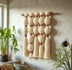 Modern Woven Tapestry Wall Hanging - Unique Mother's Day Gift, Handcrafted Boho Chic Home Decor, Stylish Artistic Fiber Art for Living Room | Macrame Wall Hanging in Wall Hangings by RavaTapestryArt