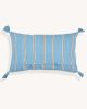 Multi Stripe Handwoven Cushion | Pillows by Routes Interiors. Item made of cotton works with boho & eclectic & maximalism style