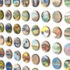 One Hundred Vintage Encyclopedia Dots Collage #3 | Paintings by Amelia Coward