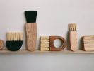 Curly Cherry Circle Brush | Bench Brush | Tampico | Minimal | Sweeper | Decorative Objects by S W E V E N