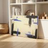 Suspended Ground | Neutral Abstract Canvas Print | Minimalist Wall Art | Prints in Paintings by Abby May