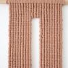 Medium Key-hole in Dusty Rose | Macrame Wall Hanging in Wall Hangings by YASHI DESIGNS by Bharti Trivedi